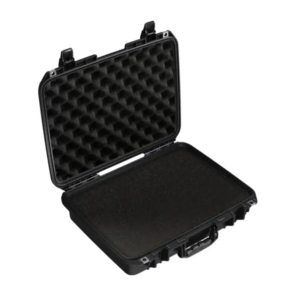 Peli Air Case 1505, Schwarz, geöffnet, mit Schaumstoff