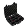 Peli Air Case 1505, Schwarz, geöffnet, mit TrekPak-Trennsystem