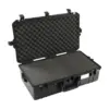 Peli Air Case 1605, Schwarz, geöffnet, mit Schaumstoff
