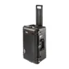 Peli Air Case 1606, Schwarz, aufrecht mit ausgezogenem Teleskopgriff
