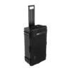 Peli Air Case 1615, Schwarz, aufrecht mit ausgezogenem Teleskopgriff