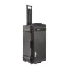 Peli Air Case 1626, Schwarz, aufrecht mit ausgezogenem Teleskopgriff