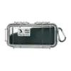 Peli Case 1030, Transparenter Deckel, schwarze Einlage