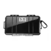 Peli Case 1060, Schwarz, geschlossen, mit Karabinerhaken