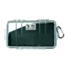 Peli Case 1060, Transparenter Deckel, schwarze Einlage