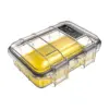 Peli Case M40, Transparent, gelbe Einlage, geschlossen