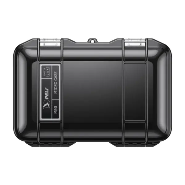 Peli Case M50, Schwarz, geschlossen, Vorderansicht