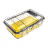 Peli Case M50, Transparent, gelbe Einlage, geschlossen