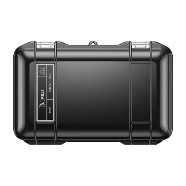 Peli Case M60, Schwarz, geschlossen, Vorderansicht