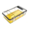 Peli Case M60, Transparent, gelbe Einlage, geschlossen
