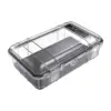 Peli Case M60, Transparent, schwarze Einlage, geschlossen