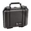 Peli Protector Case 1200, Schwarz, geschlossen, Vorderansicht mit Griff