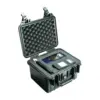 Peli Protector Case 1300, Schwarz, geöffnet, mit Schaumstoff und eingelegtem Gerät