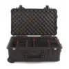 Peli Protector Case 1510, Schwarz, geöffnet, mit TrekPak-Trennsystem