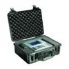 Peli Protector Case 1520, Schwarz, geöffnet, mit Schaumstoff und eingelegtem Gerät