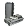 Peli Protector Case 1780, Schwarz, geöffnet, mit eingelegten Geräten