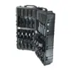 Peli Protector Case 1780, Schwarz, geöffnet, mit fester Einlage und eingelegten Langwaffen
