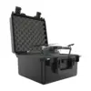 Peli Storm Case iM2275, Schwarz, geöffnet, mit Schaumstoff und eingelegter Drohne