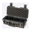 Peli Storm Case iM2306, Schwarz, geöffnet, mit gepolsterten Trennwänden