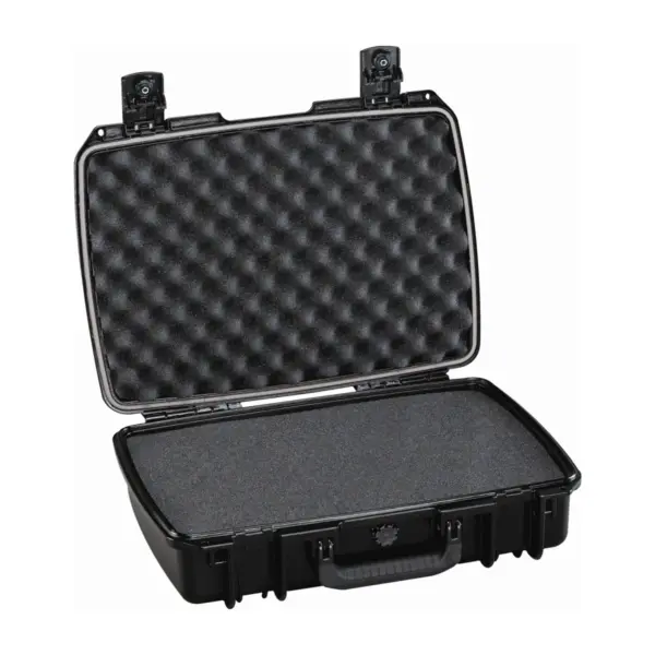 Peli Storm Case iM2370, Schwarz, geöffnet, mit Schaumstoff