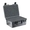 Peli Storm Case iM2450, Schwarz, geöffnet, mit Schaumstoff