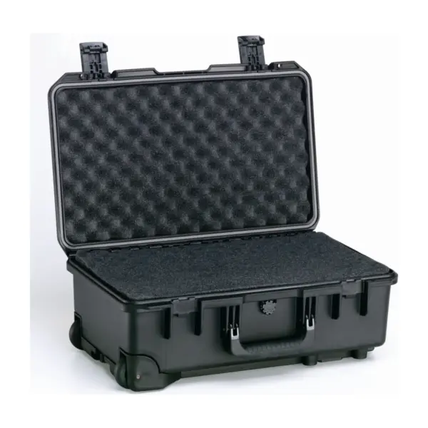 Peli Storm Case iM2500, Schwarz, geöffnet, mit Schaumstoff