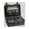 Peli Storm Case iM2600, Schwarz, geöffnet, mit Trennwänden und Deckel-Organizer