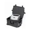 Peli Storm Case iM2750, Schwarz, geöffnet, mit eingelegtem Drucker