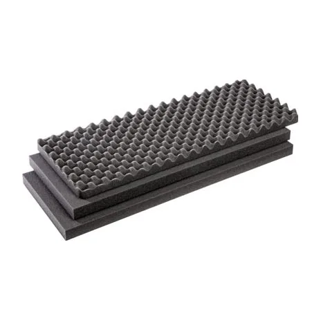 Ersatz-Schaumstoffsatz, 3-teilig mit Noppenschaum für Peli Protector Case 1700, Produktfoto